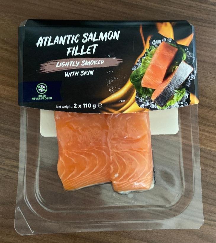 Fotografie - Atlantic salmon fillet lightly with skin Lidl