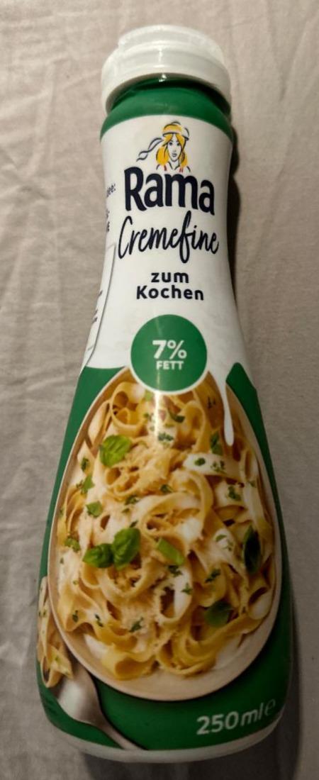 Fotografie - Cremefine zum Kochen 7% fett Rama