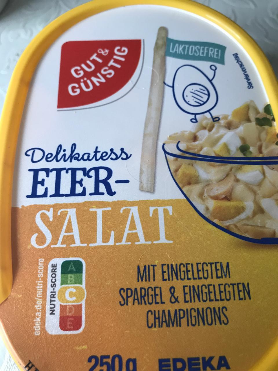 Fotografie - Delikatess Eiersalat Gut&Günstig