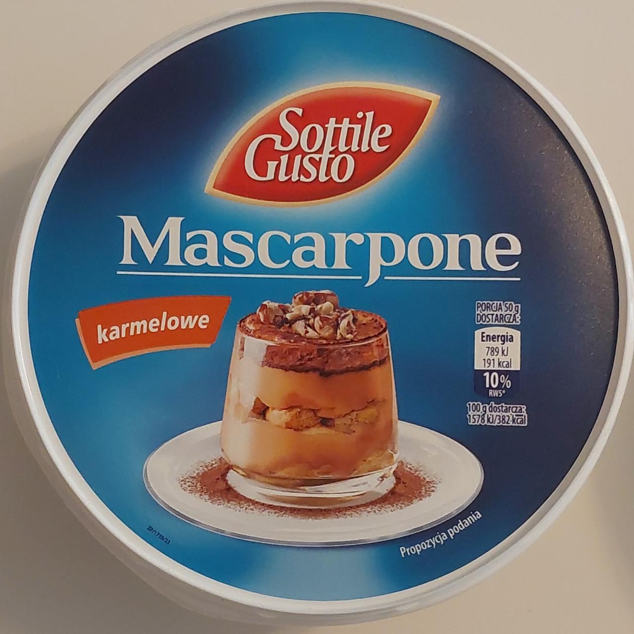 Fotografie - Mascarpone karmelowe Sottile Gusto