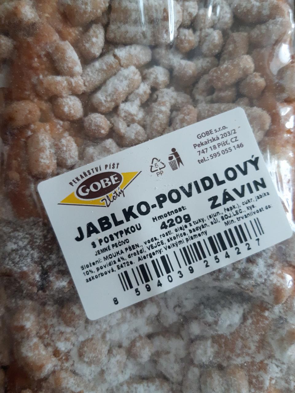 Fotografie - Jablko-povidlový závin s posypkou GOBE