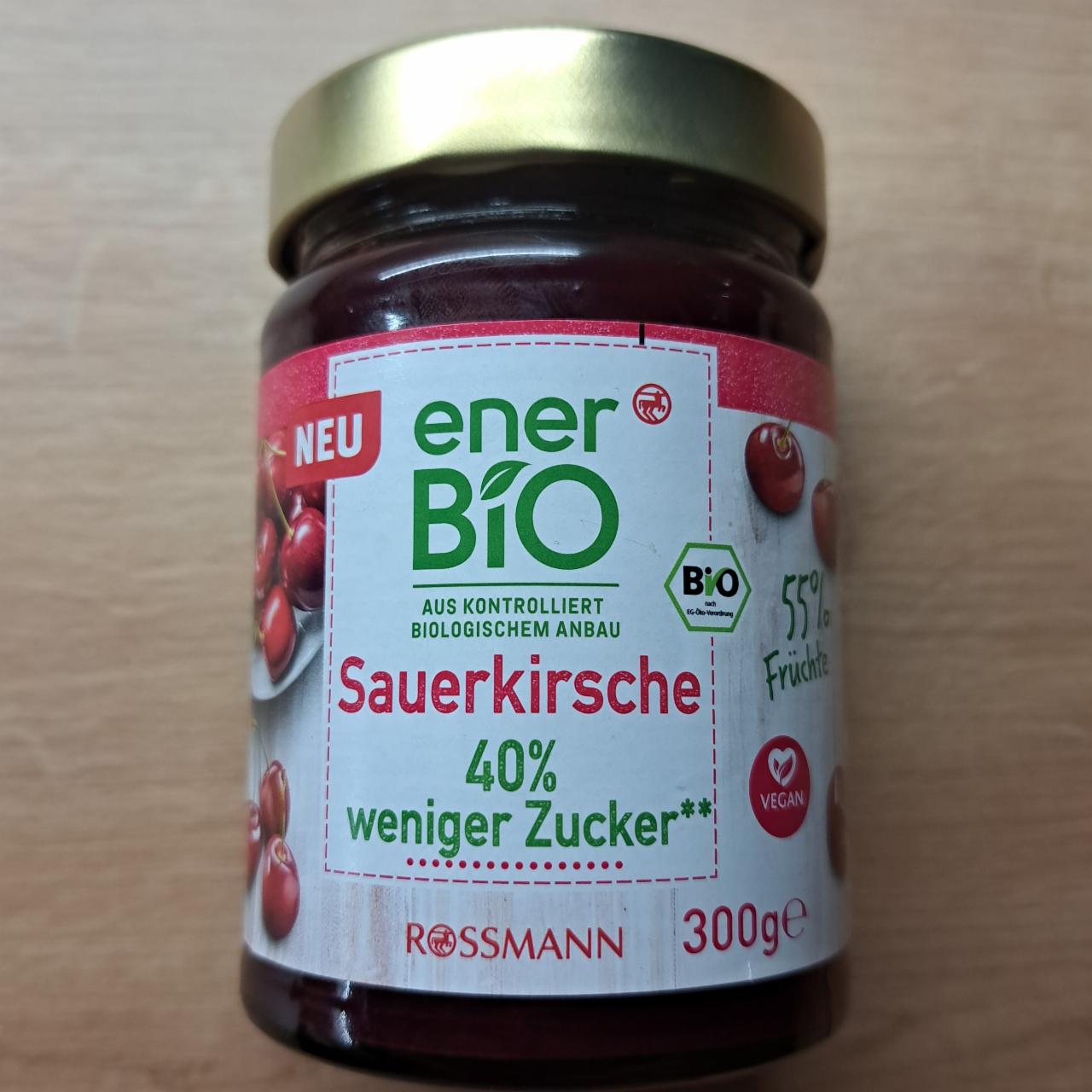 Fotografie - Sauerkirsche 40% weniger Zucker EnerBio