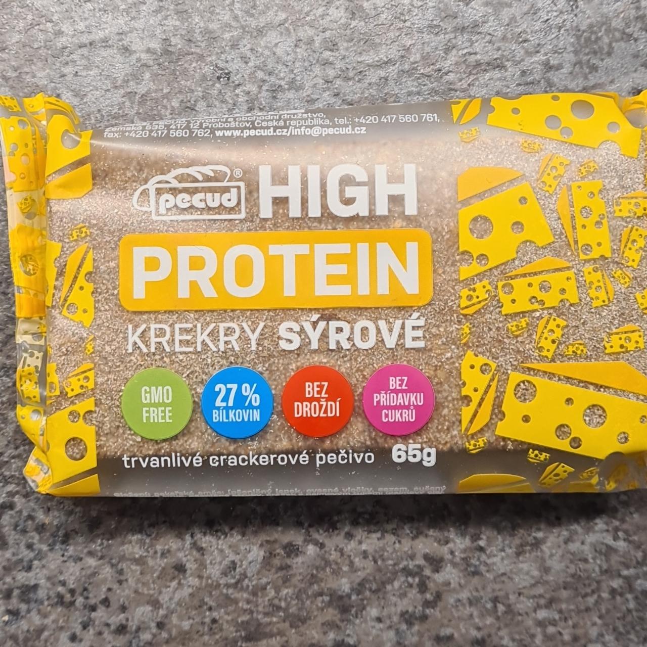 Fotografie - High Protein sýrové krekry Pecud