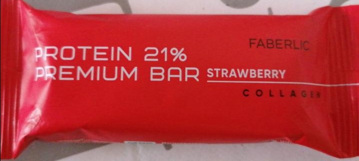 Fotografie - Protein 21% premium bar jahoda Faberlic