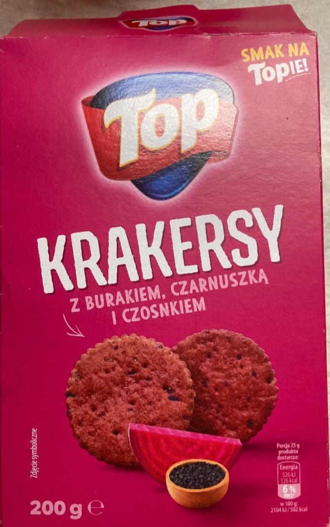 Fotografie - KRAKERSY Z Burakiem, Czarnuska I Czosnkiem TOP