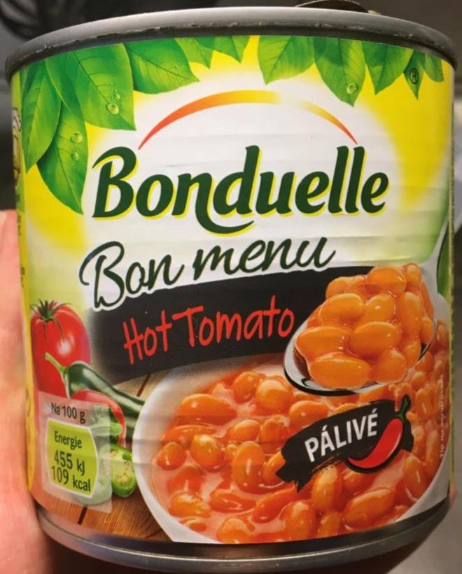 Fotografie - Bon menu Hot Tomato Bílé fazole pálivé Bonduelle