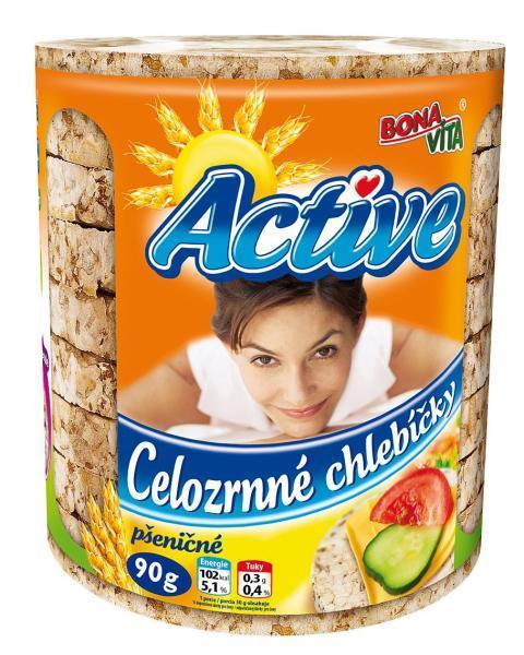 Fotografie - Active celozrnné chlebíčky pšeničné Bonavita