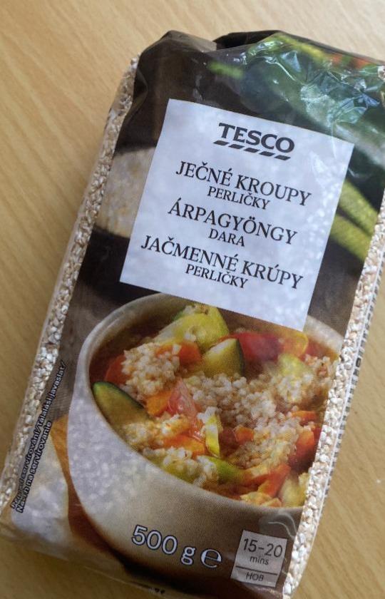 Fotografie - Ječné kroupy perličky Tesco