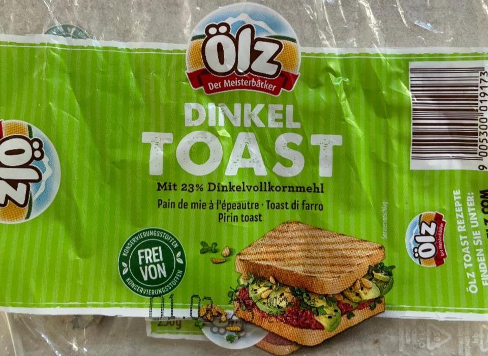 Fotografie - Dinkel Toast Ölz Der Meisterbäcker