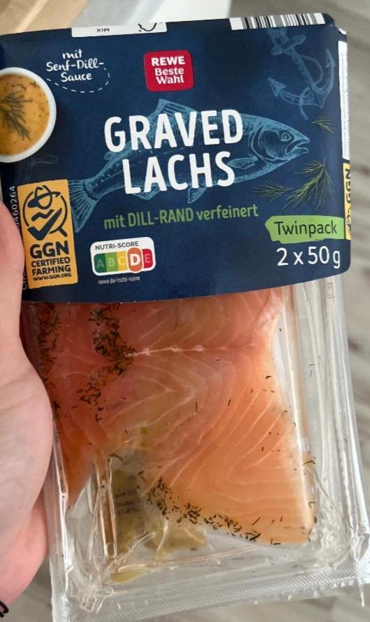 Fotografie - Graved lachs mit dill-rand verfeinert Rewe beste wahl