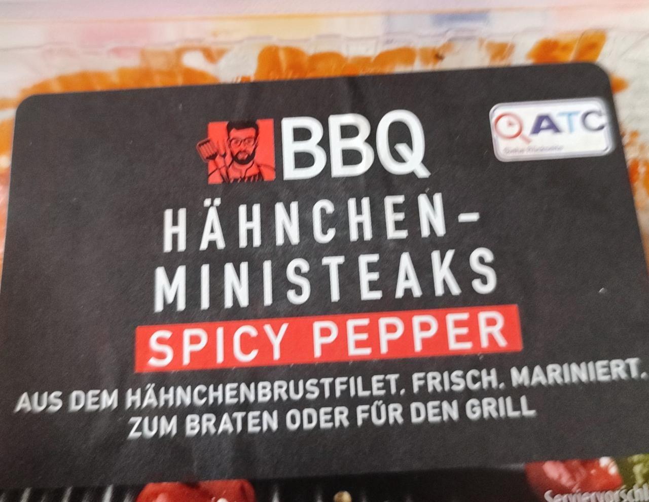 Fotografie - Hähnchen ministeak spicy pepper BBQ