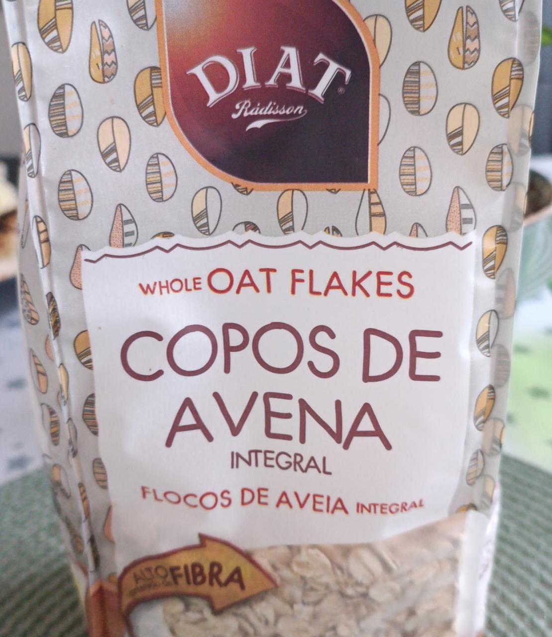 Fotografie - Copos de Avena Integral Diat Radisson