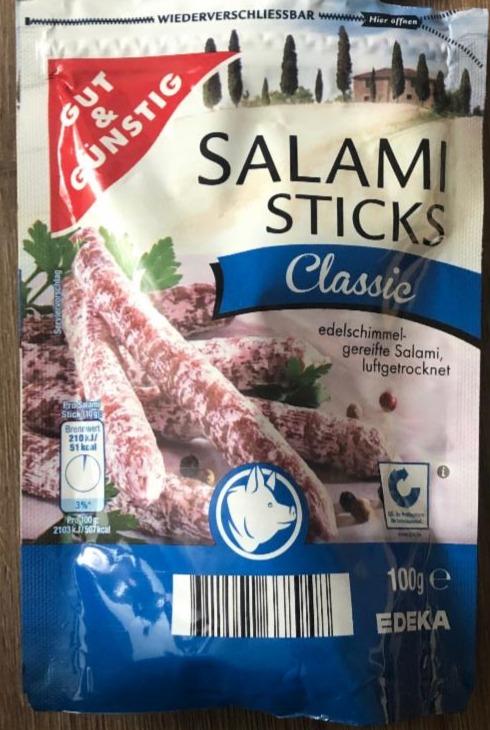 Fotografie - Salami Sticks Classic Gut & Günstig