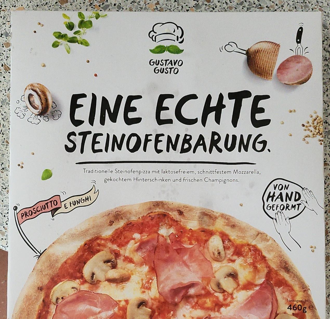 Fotografie - Eine Echte Steinofenbarung Pizza Prosciutto E Funghi Gustavo Gusto