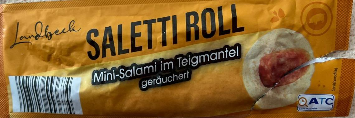 Fotografie - Saletti Roll Míní-Salami mi Teigmantel Landbeck