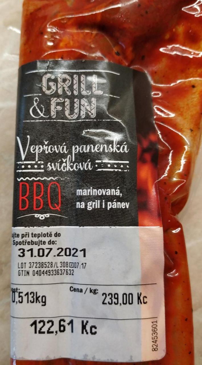 Fotografie - Vepřová panenská svíčková marinovaná na gril i pánev BBQ Gril & Fun