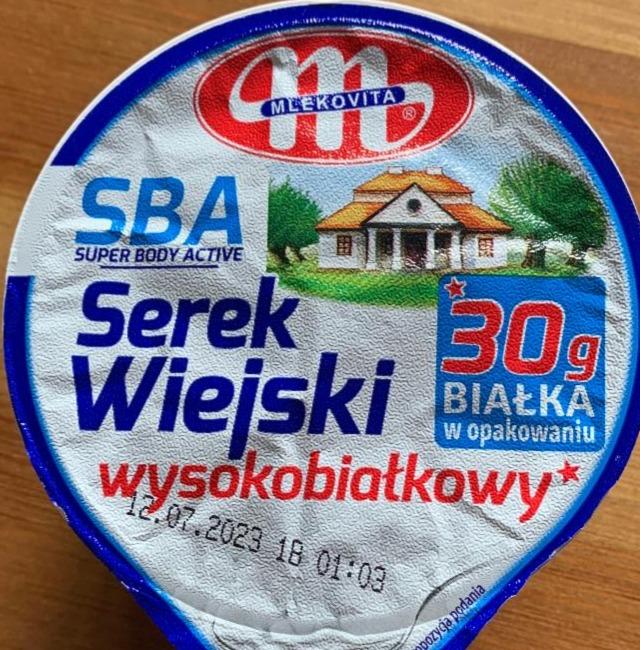 Fotografie - SBA Serek Wirjski wysokobiałkowy Mlekovita