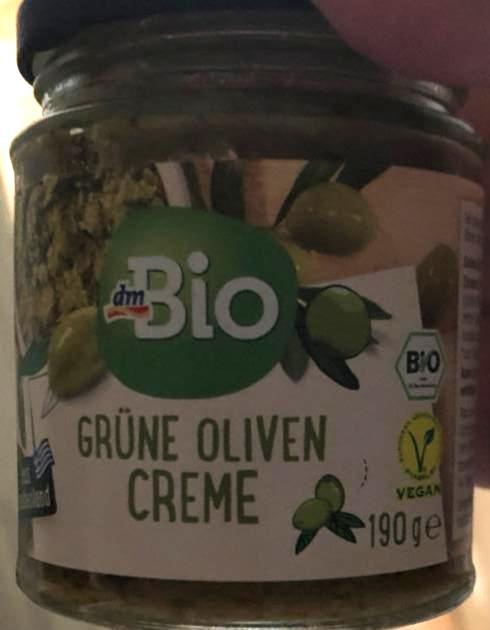 Fotografie - Grüne Olivencreme dmBio