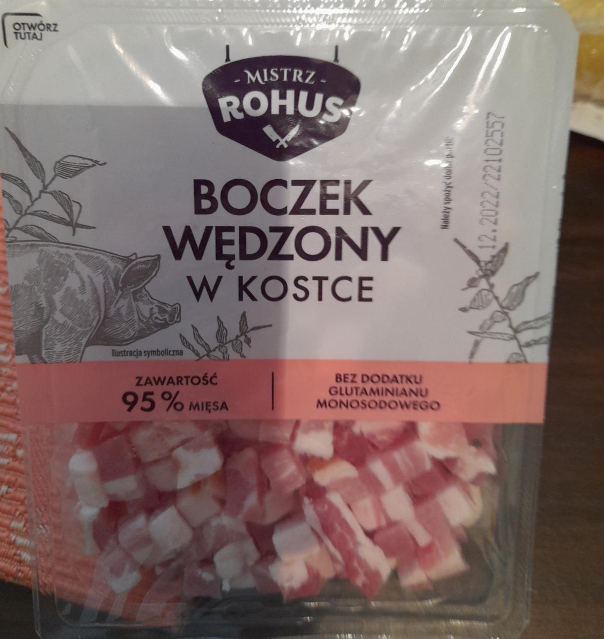 Fotografie - Boczek wędzony w kostce Mistrz Rohus