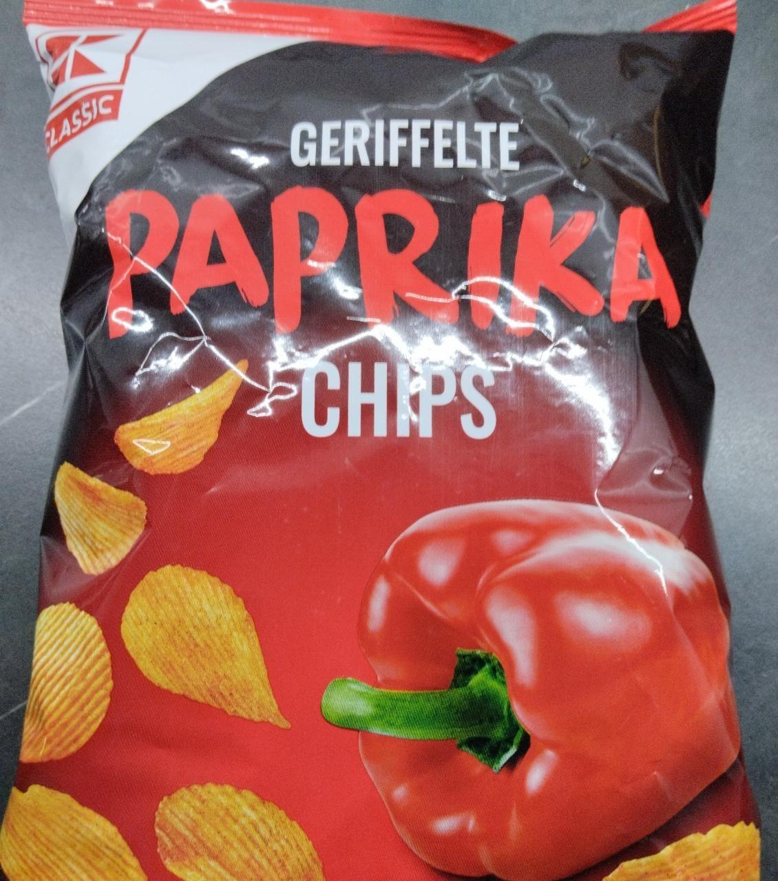 Fotografie - Geriffelte paprika chips K-Classic