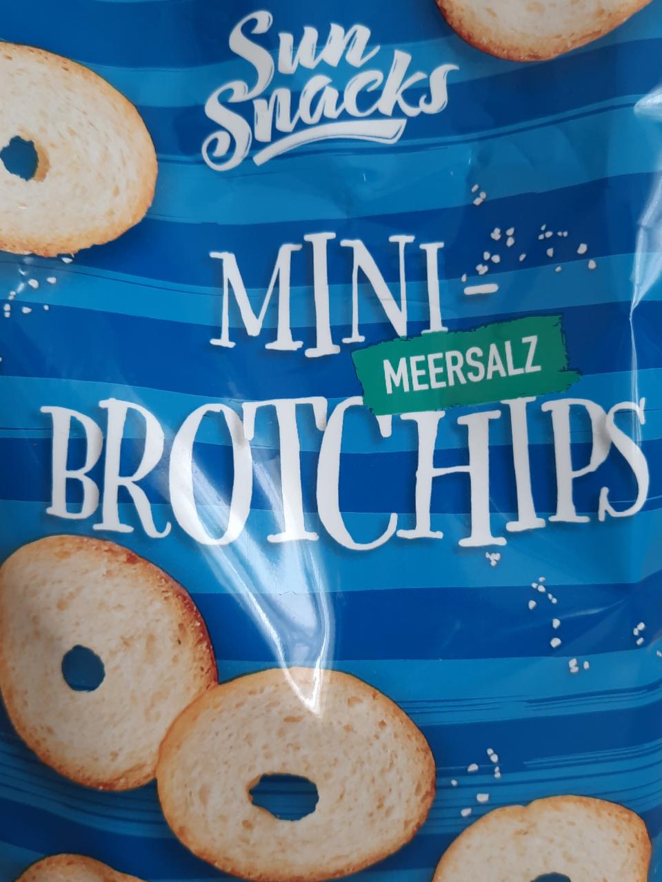 Fotografie - mini brotchips meersalz Sun Snacks