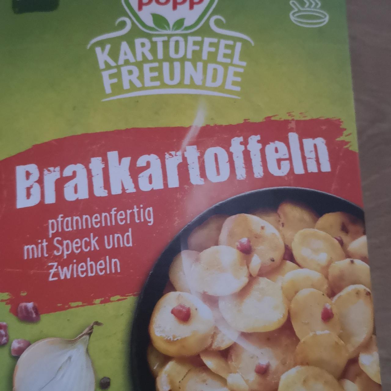 Fotografie - Bratkartoffeln pfannenfertig mit Speck und Zwiebeln Kartoffel freunde Popp