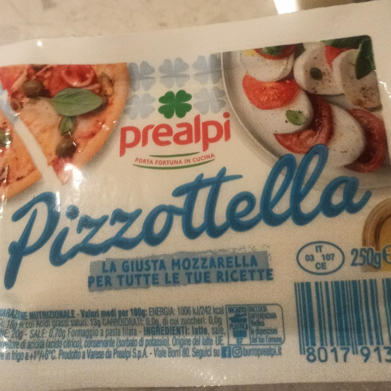 Fotografie - Pizzotella La Giusta Mozzarella Prealpi