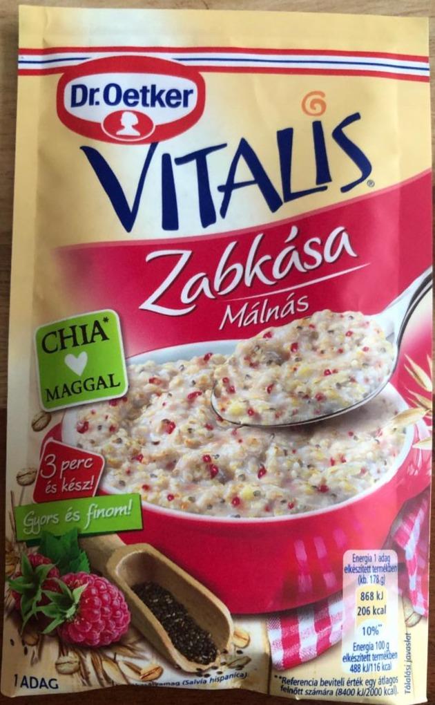 Fotografie - Vitalis Zabkása Málnás Dr.Oetker