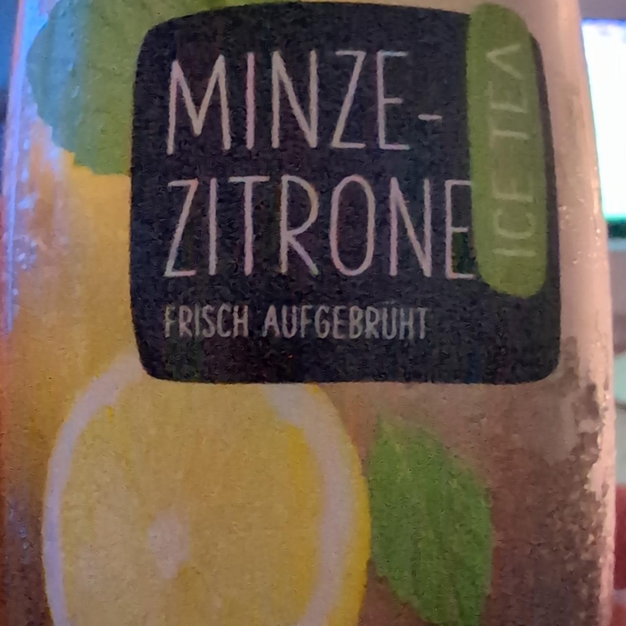 Fotografie - Minze zitrone ice tea Rewe