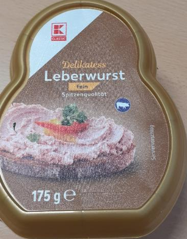 Fotografie - Delikatess Leberwurst fein Spitzenqualität K-Classic