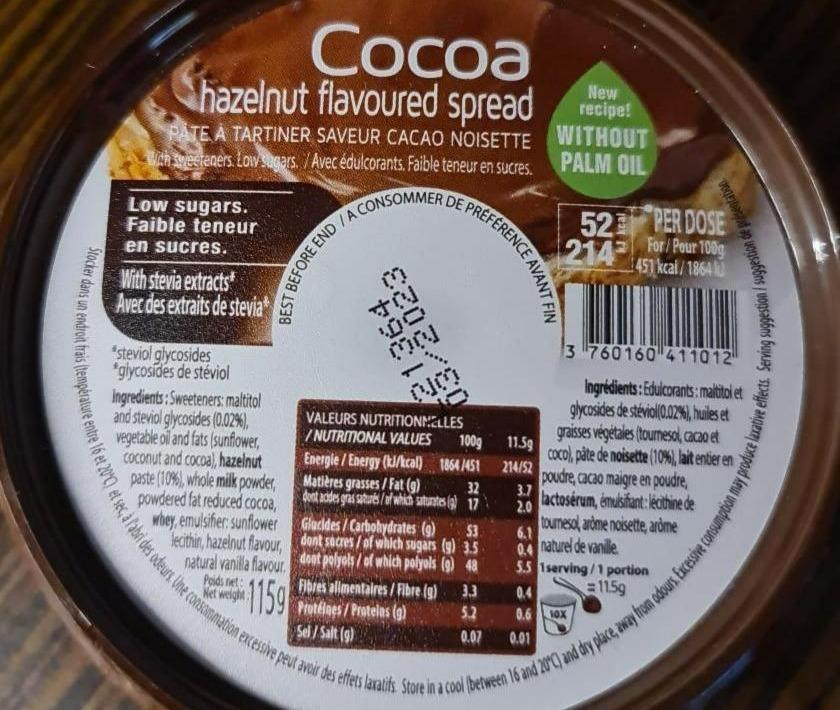 Fotografie - Coca hazelnut flavonoidy spread