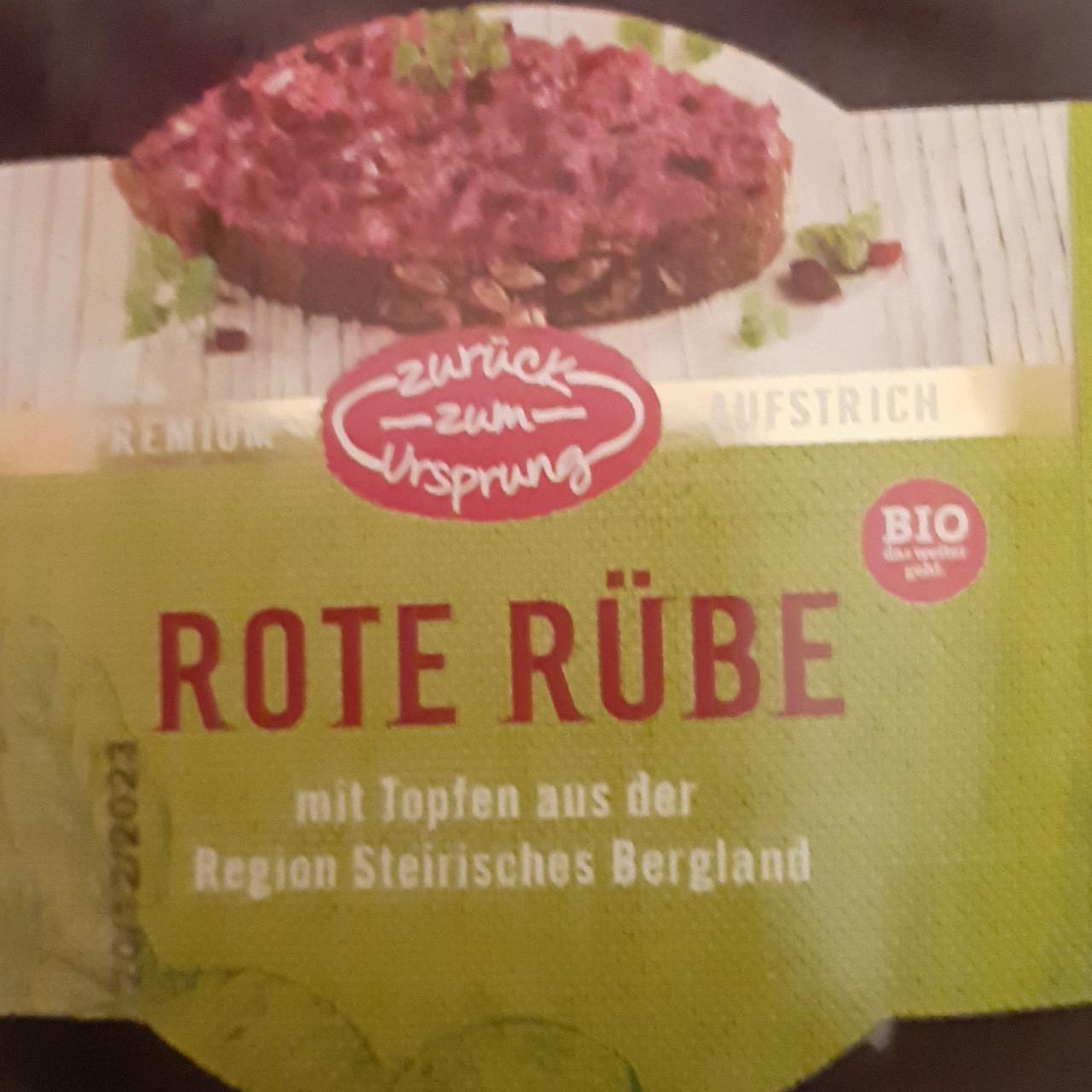 Fotografie - Rote rübe Zurück zum Ursprung