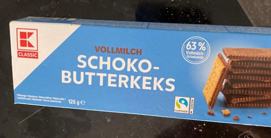 Fotografie - Vollmilch Schoko-Butterkeks K-Classic