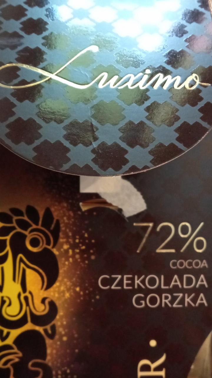 Fotografie - Czekolada gorzka 72% Ekwador Luximo