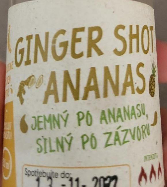 Fotografie - Ginger Shot ananas a zázvor Rohlik.cz