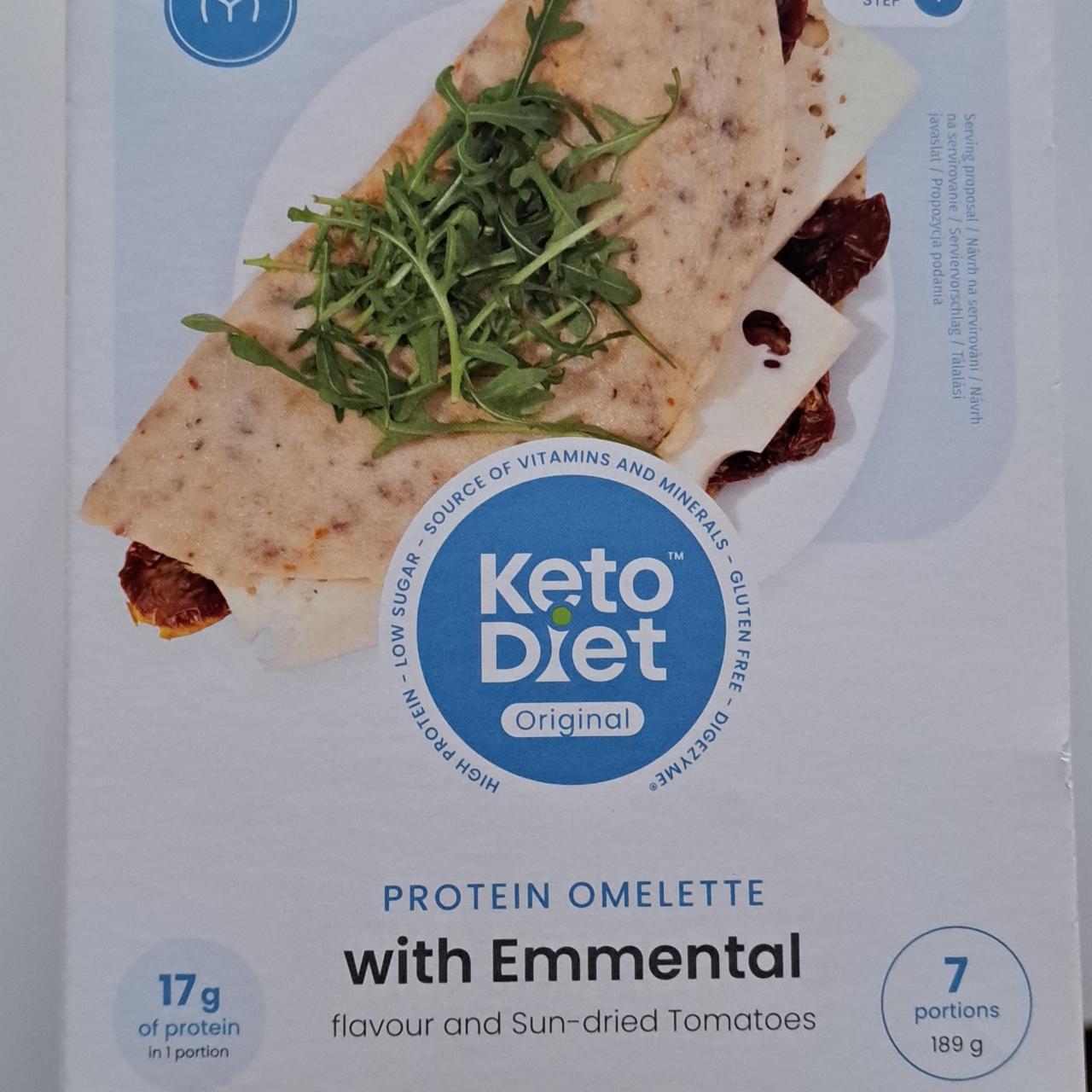 Fotografie - Protein omelette with emmental KetoDiet