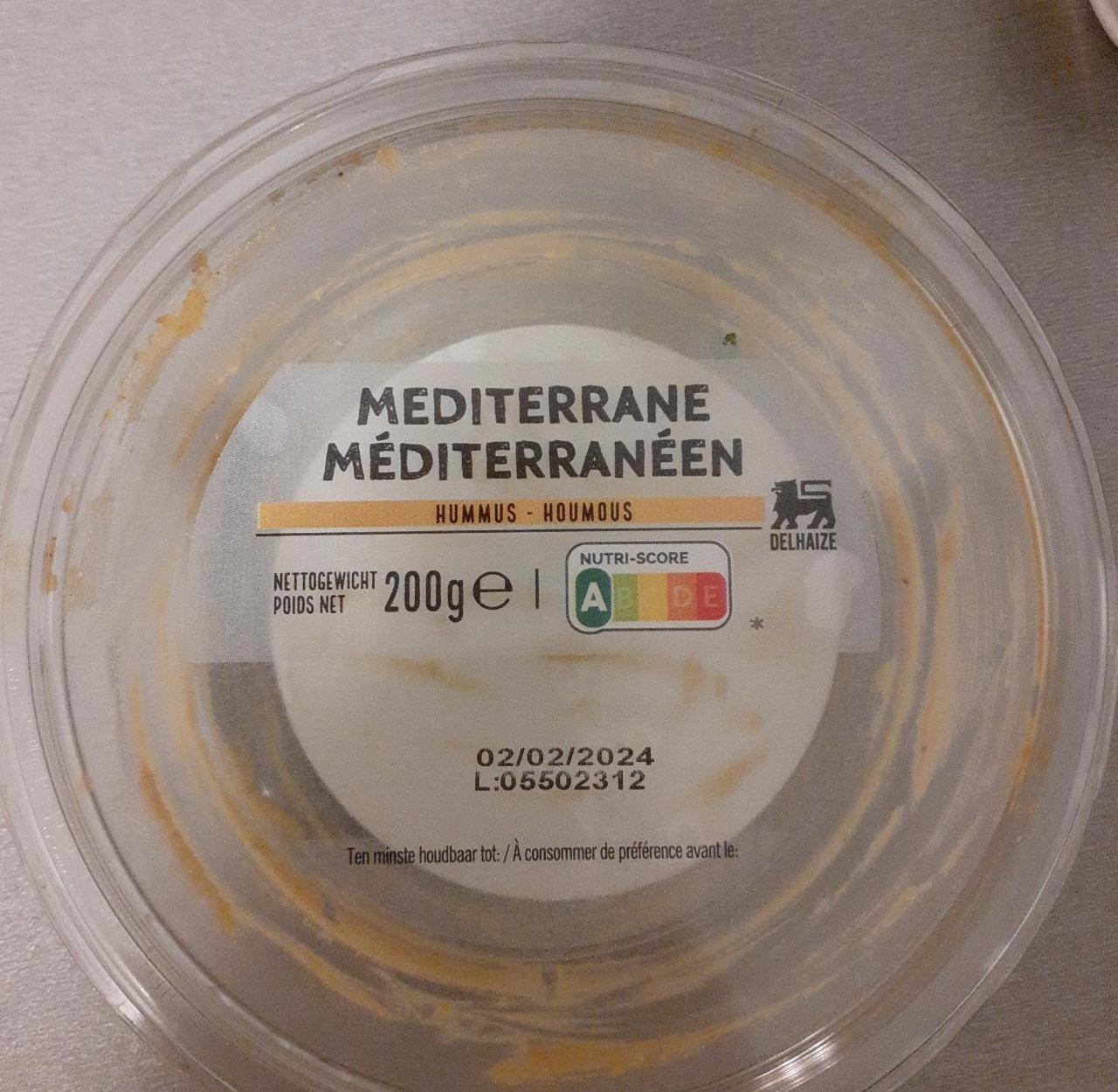 Fotografie - Méditerranéen Hummus Delhaize