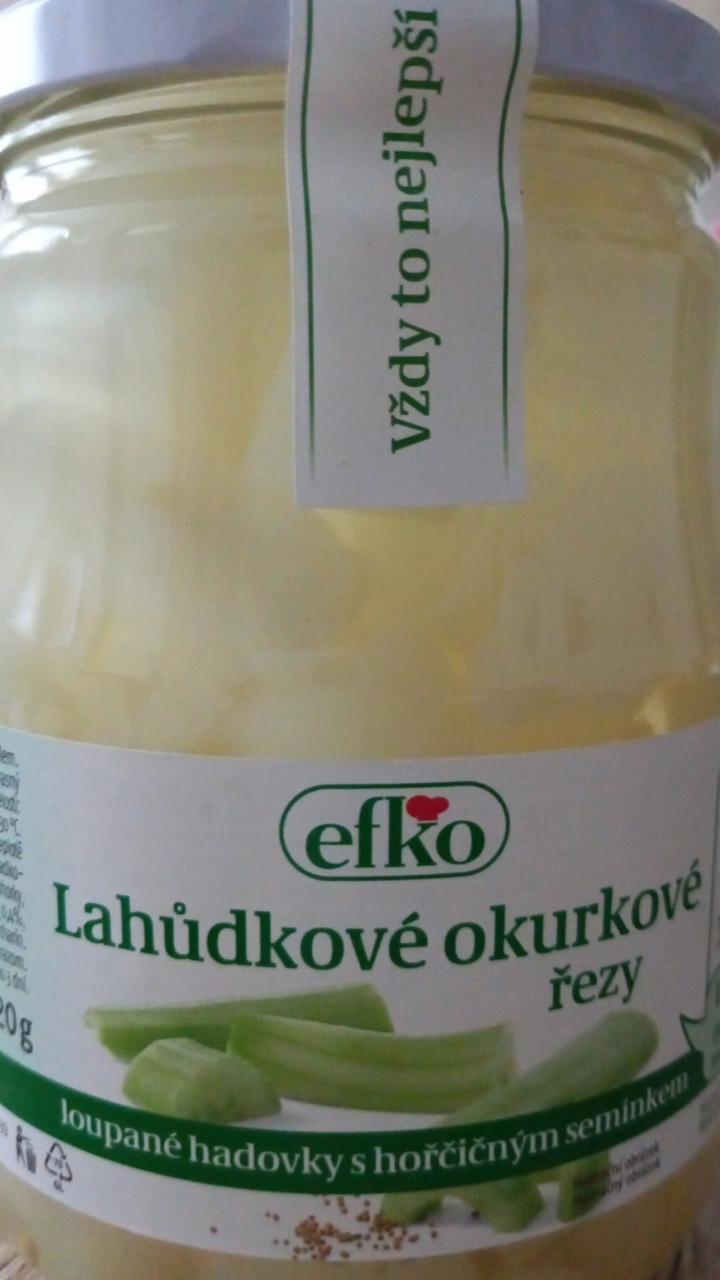 Fotografie - Lahůdkové okurkové řezy Efko