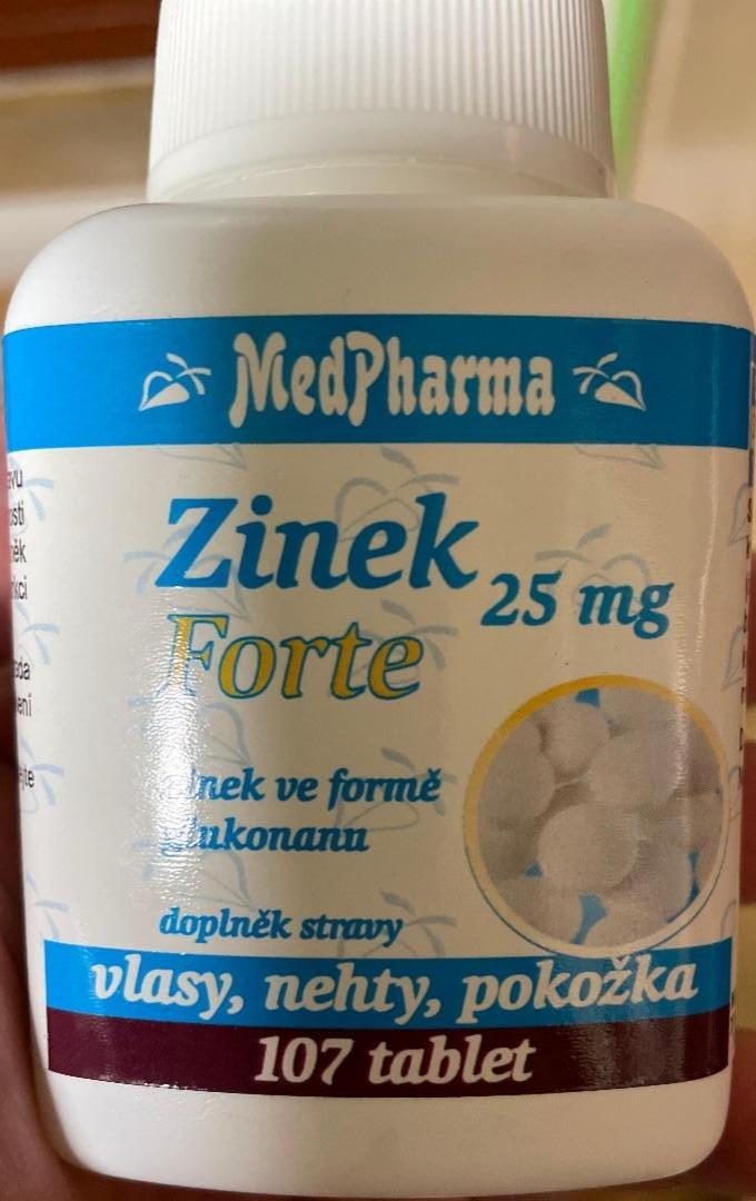 Fotografie - Zinek 25mg Forte MedPharma