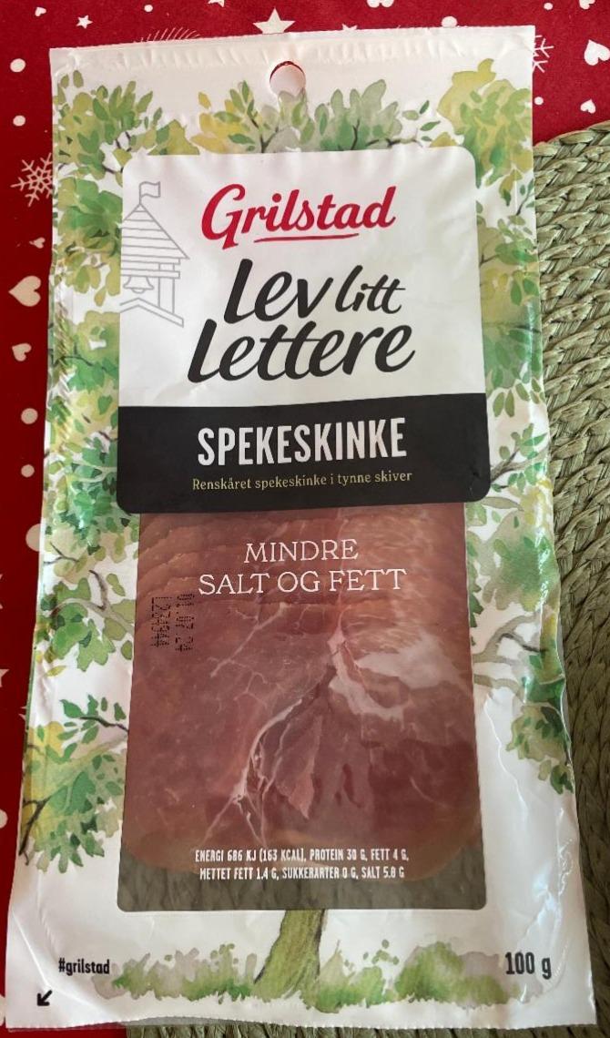 Fotografie - Lev till lettere spekeskinke Grilstad