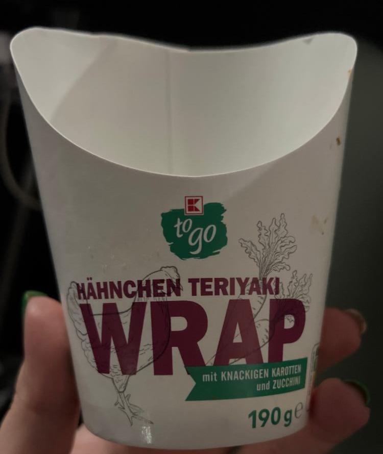 Fotografie - Hähnchen teriyaki wrap K-to go