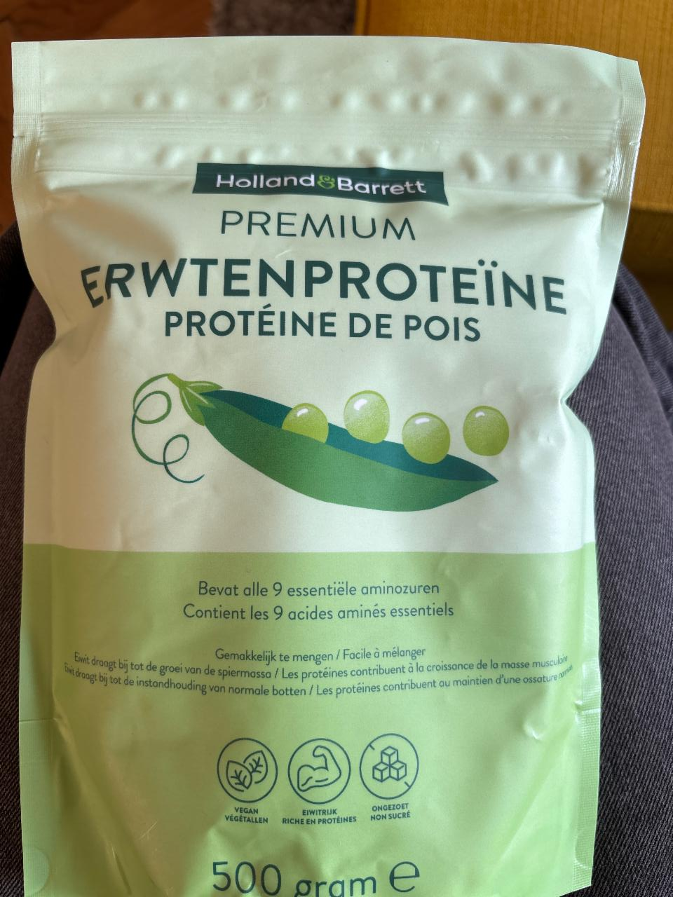 Fotografie - erwtenproteine Holland & Barrett