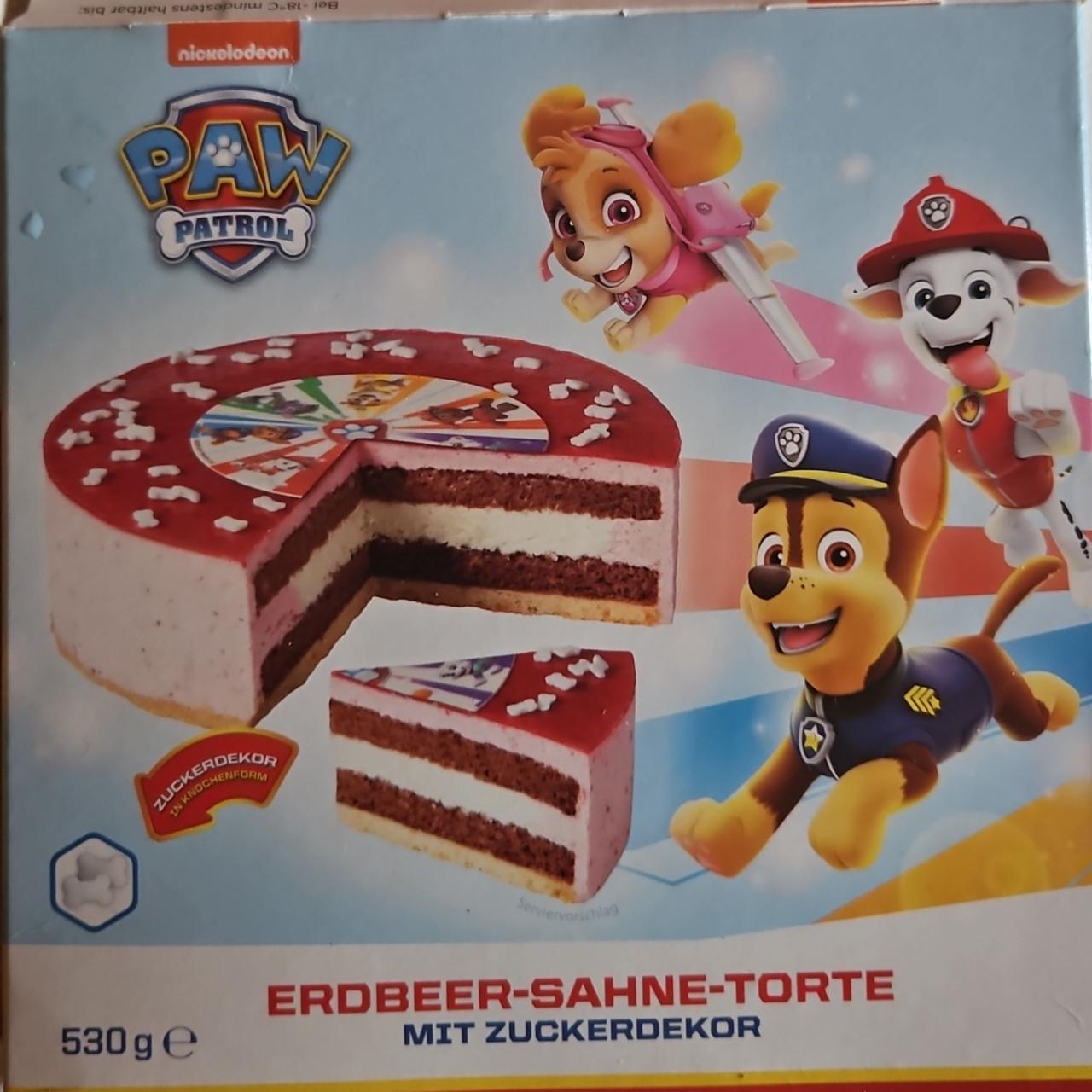 Fotografie - Erdbeer-sahne-torte Paw Patrol