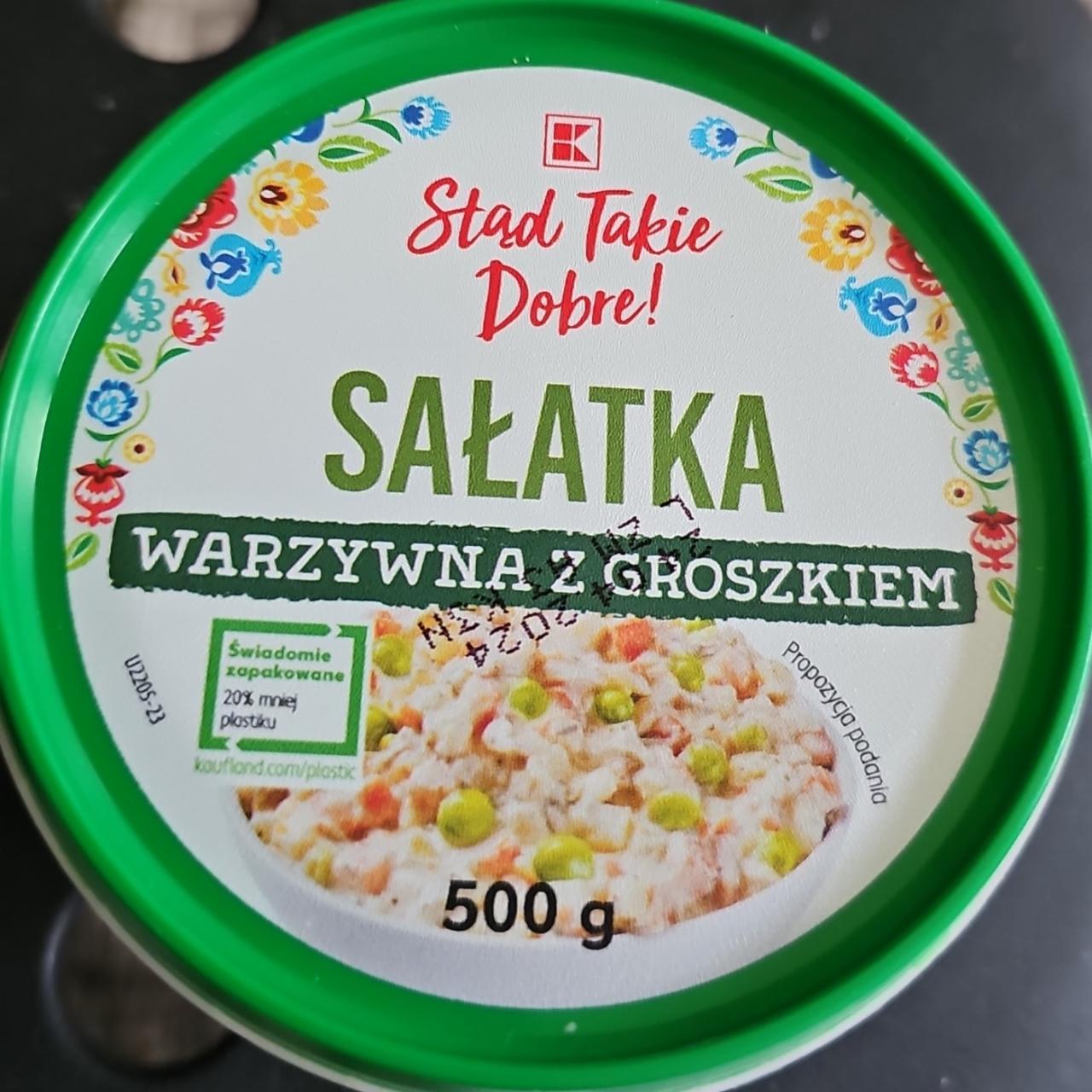 Fotografie - Salatka warzywna z groszkiem K-Stąd Takie Dobre