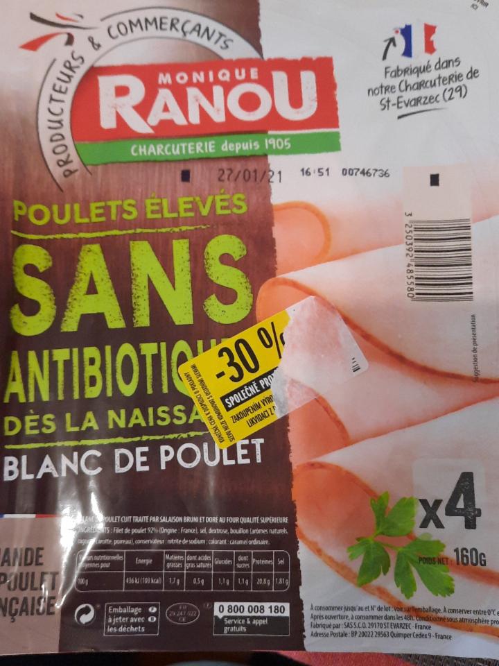 Fotografie - Blanc de poulet Monique Ranou