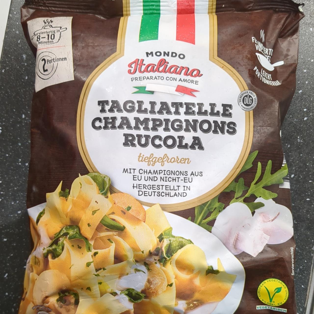 Fotografie - Tagliatelle champignons rucola Mondo Italiano