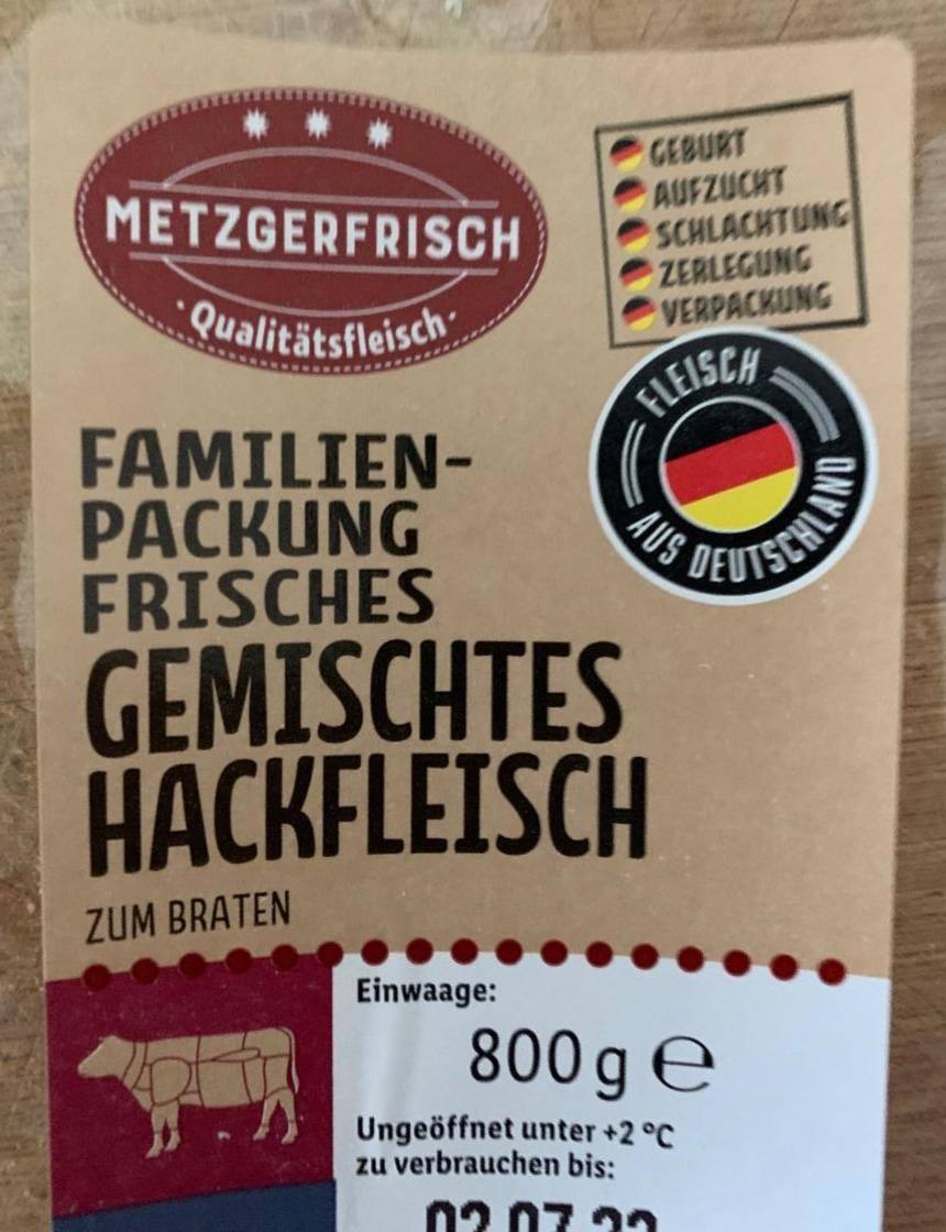 Fotografie - Gemischtes Hackfleisch zum braten Metzgerfrisch