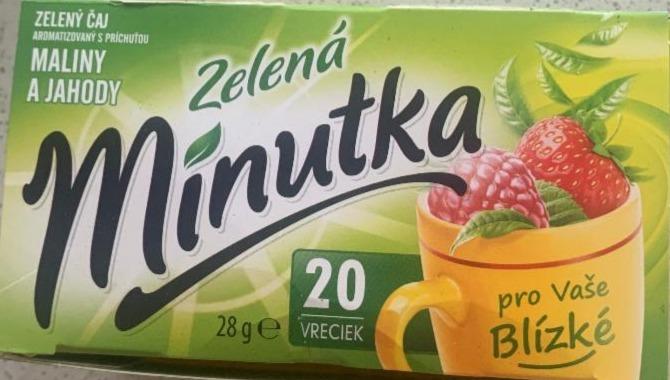 Fotografie - Zelená Minutka Zelený čaj Maliny a jahody Mokate