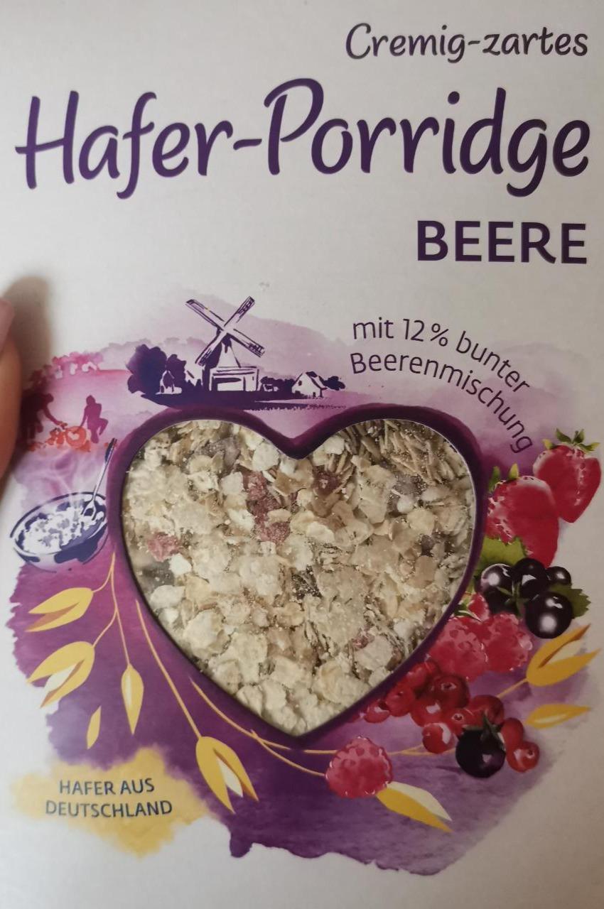 Fotografie - Hafer Porridge Beere Kölln