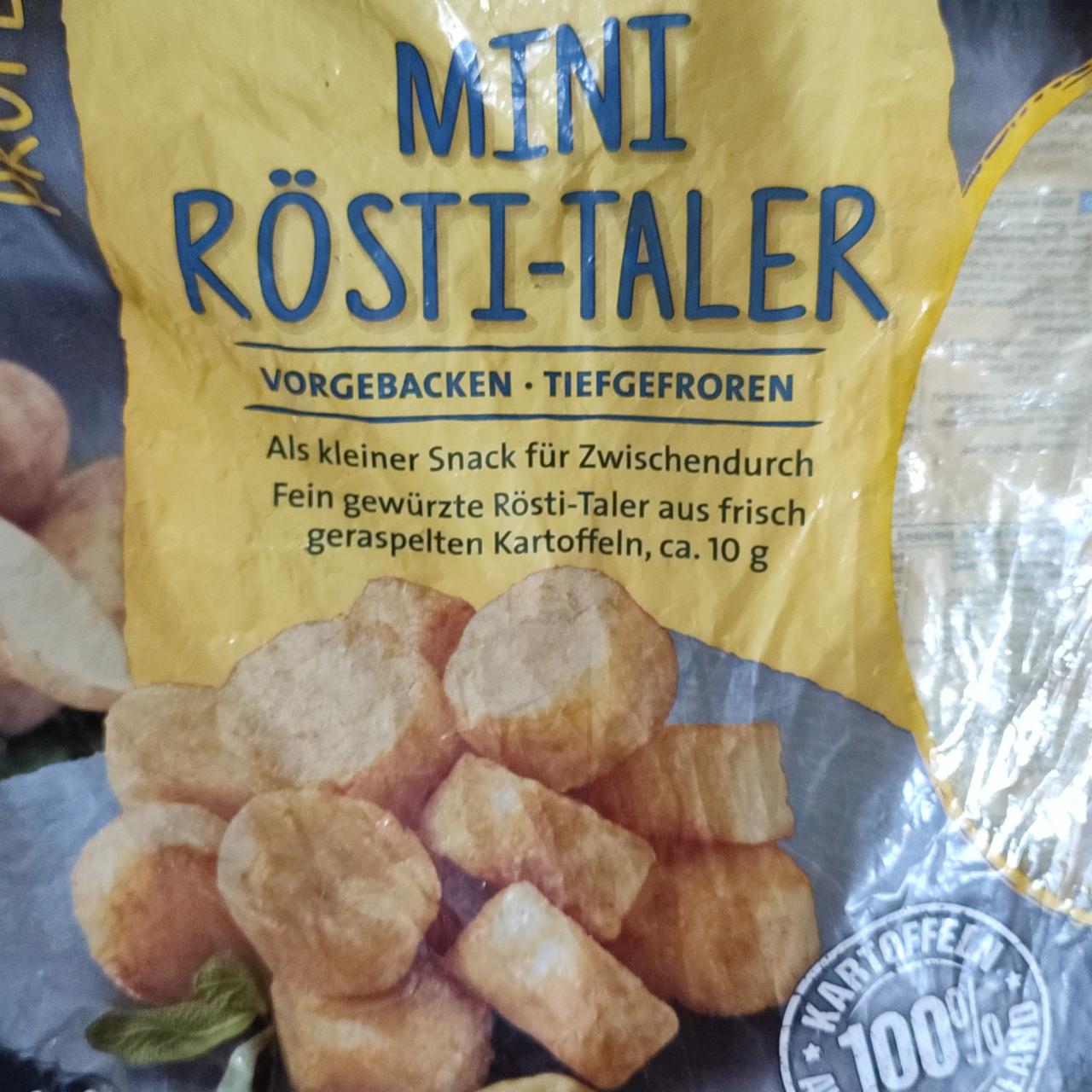 Fotografie - mini rösti-taler